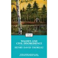 Walden and Civil Disobedience by Thoreau, Henry David, 9780743487726