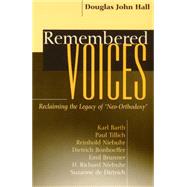 Remembered Voices by Hall, Douglas John, 9780664257729