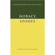 Horace by Horace; Mankin, David, 9780521397742