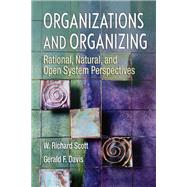 Organizations and Organizing: Rational, Natural and Open Systems Perspectives by Scott,W Richard, 9781138467743