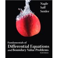 Fundamentals of Differential...,Nagle, R. Kent; Saff, Edward...,9780321747747