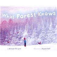 What Forest Knows by Lyon, George Ella; Hall, August, 9781442467750