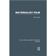 Materialist Film by Gidal; Peter, 9780415727761