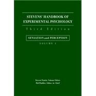 Stevens' Handbook of Experimental Psychology, Sensation and Perception by Pashler, Hal; Yantis, Steven, 9780471377771