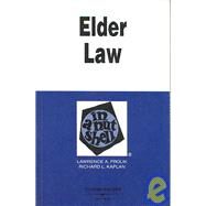 Elder Law in a Nutshell by Frolik, Lawrence, 9780314167774