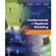 Fundamentals of Algebraic Modeling by Timmons, Daniel; Johnson, Catherine; McCook, Sonya, 9781133627777