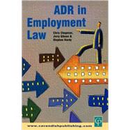Adr in Employment Law by Hardy; Stephen, 9781859417782