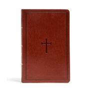 CSB Large Print Personal Size Reference Bible, Brown LeatherTouch by CSB Bibles by Holman, 9781433647796