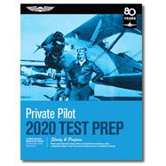 Private Pilot Test Prep 2020 by Asa Test Prep Board, 9781619547803