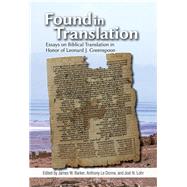 Found in Translation by Barker, James W.; Le Donne, Anthony; Lohr, Joel N., 9781557537812