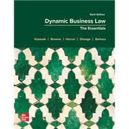 Dynamic Business Law: The Essentials (Loose-leaf + Connect) by Kubasek, Nancy, 9781264627820