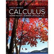 Calculus Single Variable by Hughes-Hallett, Deborah; Gleason, Andrew M.; McCallum, William G., 9781119777823
