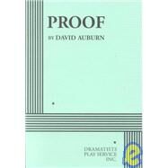 Proof - Acting Edition by David Auburn, 9780822217824