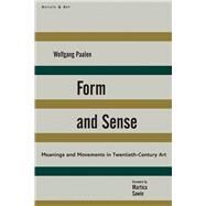 FORM & SENSE CL by PAALEN,WOLFGANG, 9781611457827
