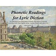 Phonetic Readings for Lyric Diction by Montgomery, Cheri, 9780997557831