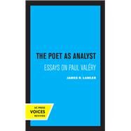 The Poet as Analyst by James R. Lawler, 9780520327832