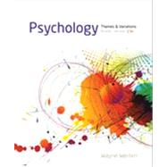 Psychology Themes and Variations, Briefer Version by Weiten, Wayne, 9781133957836