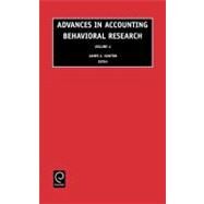 Advances in Accounting Behavioral Research by Hunton, 9780762307845