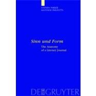 Sinn Und Form by Parker, Stephen; Philpotts, Matthew, 9783110217858