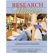 Research for Writers: Advanced English Composition by Charles D Smires, Margo L Martin, 9781524907860