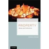 Property Values and Institutions by Dagan, Hanoch, 9780199737864