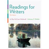 Readings for Writers by McCuen-Metherell, Jo Ray; Winkler, Anthony, 9781305087866