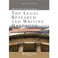 The Legal Research and Writing Handbook: A Basic Approach for Paralegals by Yelin, Andrea B.; Samborn, Hope Viner, 9780735507890