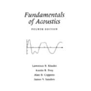 Fundamentals of Acoustics by Kinsler, Lawrence E.; Frey, Austin R.; Coppens, Alan B.; Sanders, James V., 9780471847892