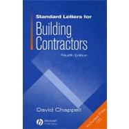 Standard Letters for Building Contractors by Chappell, David, 9781405177894