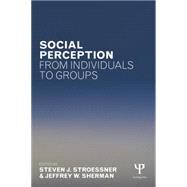 Social Perception from Individuals to Groups by Stroessner; Steven J., 9781138837904
