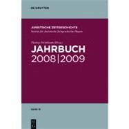 Jahrbuch Juristische Zeitgeschichte 2008/2009 by Vormbaum, Thomas, 9783899497908