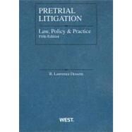 Pretrial Litigation by Dessem, R. Lawrence, 9780314237910