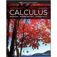 Calculus Multivariable by Hughes-Hallett, Deborah; Gleason, Andrew M.; McCallum, William G., 9781119777915