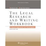 The Legal Research and Writing Workbook: A Basic Approach for Paralegals by Andrea B. Yelin, Hope Viner Samborn, 9780735507920