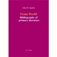Franz Werfel by Spalek, John M., 9783598117923