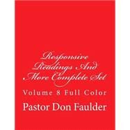 Responsive Readings and More Complete Set by Faulder, Don D.; Village Carpenter; Emerson, Charles Lee, 9781500567927