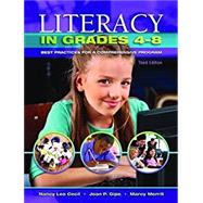 Literacy in Grades 4-8: Best Practices for a Comprehensive Program by Cecil, Nancy L., 9781138077935