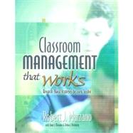 Classroom Management That Works : Research-Based Strategies for Every Teacher by Marzano, Robert J.; Marzano, Jana S.; Pickering, Debra J., 9780871207937