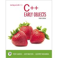 MyLab Programming with Pearson eText -- Access Card -- for Starting Out with C++ Early Objects by Gaddis, Tony; Walters, Judy; Muganda, Godfrey, 9780135237946