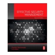 Effective Security Management by Sennewald, Charles A.; Baillie, Curtis, 9780128147948