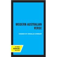 Modern Australian Verse by Douglas Stewart, 9780520367951