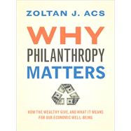 Why Philanthropy Matters by Acs, Zoltan J., 9780691177960