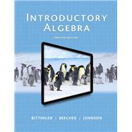 Introductory Algebra by Bittinger, Marvin L., 9780321867964