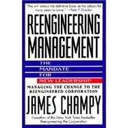 Reengineering Management by Champy, James A., 9780887307966