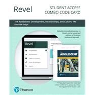 Revel for The Adolescent Development, Relationships and Culture -- Combo Access Card by Dolgin, Kim G., 9780135197967