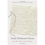 Emily Dickinsons Poems by Dickinson, Emily; Miller, Cristanne, 9780674737969