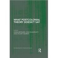 What Postcolonial Theory Doesnt Say by Bernard; Anna, 9780415857970