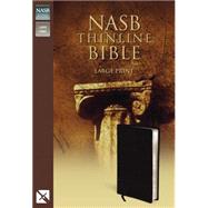 NASB Thinline Bible, Large Print by Unknown, 9780310917977