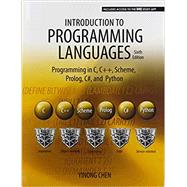 Introduction to Programming Languages by Chen, Yinong, 9781792407994