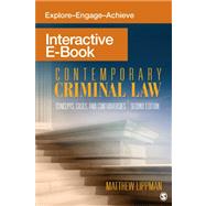 Contemporary Criminal Law Interactive eBook; Concepts, Cases, and Controversies by Matthew R. Lippman, 9781412988001